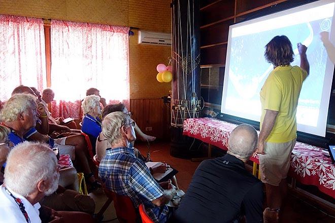 2017-18 WARC - Marquesas - Nuku Hiva - Skippers briefing. © World Cruising Club